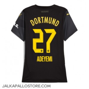 Borussia Dortmund Karim Adeyemi #27 Vieraspaita Naisten 2024-25 Lyhythihainen